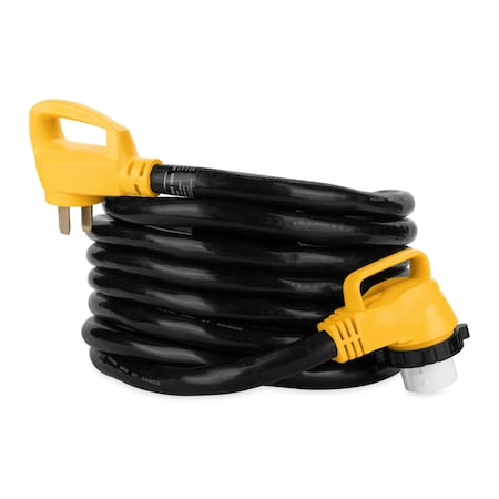 Camco POWERGRIP - EXTCORD 25FT 50AM/50AF-90DEG LOCKING (E/F) 55574